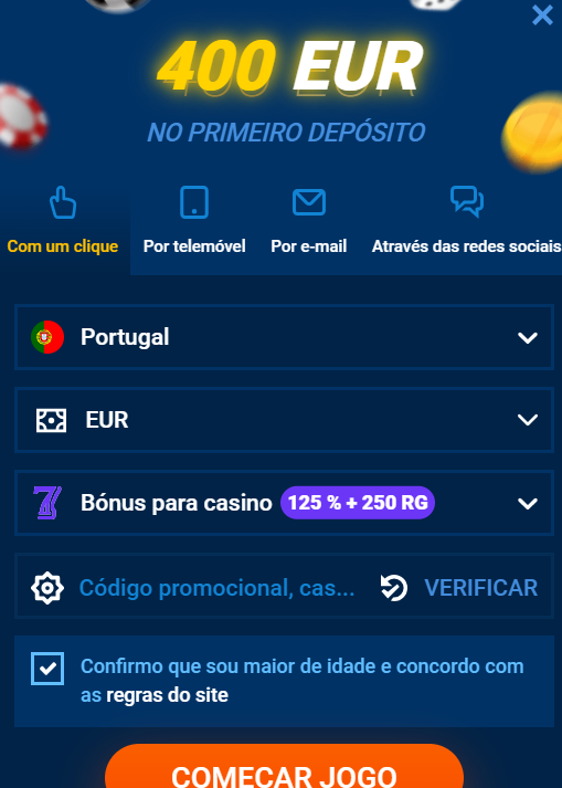 Como Criar uma Conta